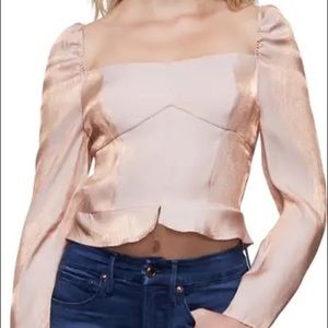 NWT Good American The Too Tempted Corset Top